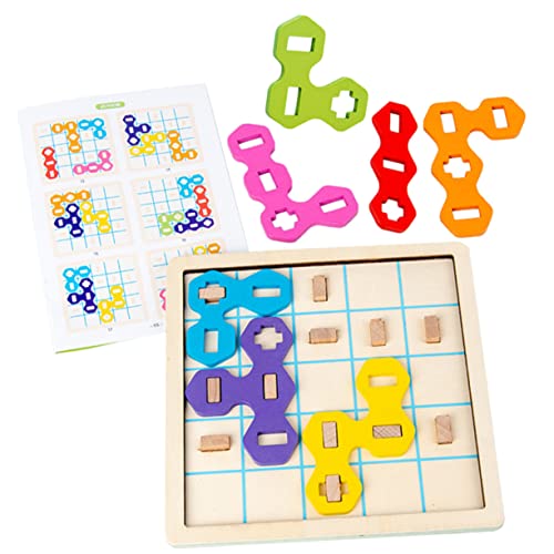 1 Satz Vorschulspielzeug Lerne Rätsel Bunte Rätsel Für Kinder Puzzles Aus Holz Holzspielzeug Rätsel Für Babys Blockpuzzles Für Kleinkinder Puzzle-Spielzeug Papier Colorful UPKOCH von UPKOCH