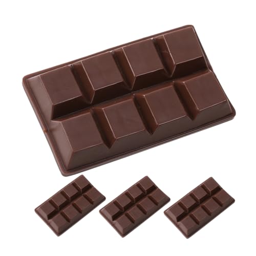 4 Stück Simulationsschokolade Künstliche Lebensmittel Künstliche Dessertschokolade Modell Gefälschte Desserts Gebäck Schaufenster Requisite Gefälschte Schokolade UPKOCH von UPKOCH