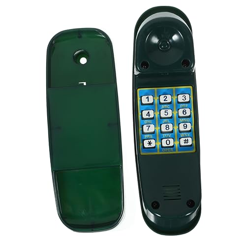 Pädagogische Tragbares Kleines Telefon Simulation Telefonmodell Krabbelndes Babyspielzeug Kinderspielzeug Kinderkamera Handy Telefon Green Plastik UPKOCH von UPKOCH