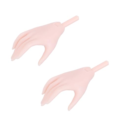 UPKOCH 1 Paar Puppenpuppen Mini Babypuppen Babyzubehör Miniatur Fingerpuppenhände Minihände Künstliche Hände Puppenhandersatz Kleine Hände Für Puppen Kunststoff Beige von UPKOCH