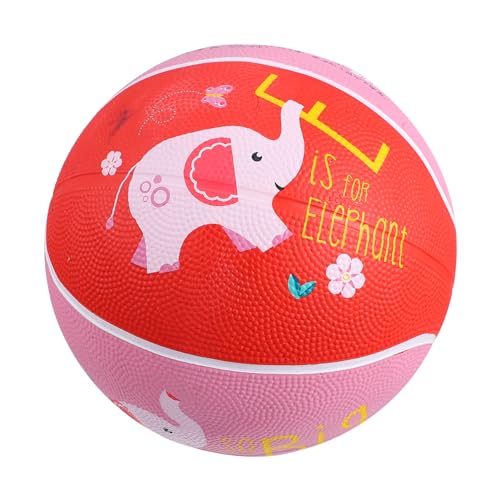 UPKOCH 1 STK der Ball Fitness Ball fitnessball Outdoor- pezziball Rolling Ball Kickball Cartoon-Gummiball Kreatives Lernspielzeug Kindersportball Gummiball für Rosa von UPKOCH