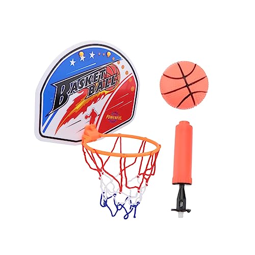 UPKOCH 1 Satz Basketballständer Korb Reifen drinnen Basketball kinderbaskettball Indoor-Basketball -Basketballbrett Basketball-Set wandmontierter Basketball Plastik von UPKOCH