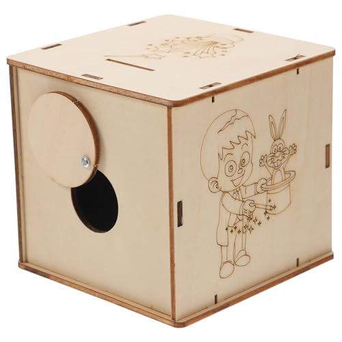 UPKOCH 1 Satz Box Sparschwein bastelset bastelsets für Toys for zabawki stymulujące rozwój bastelzeug Bank Spardose aus Holz Science-Kit für Mädchen von UPKOCH