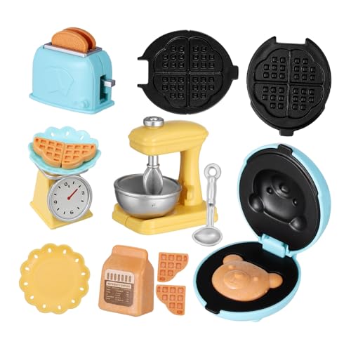 UPKOCH 1 Satz Brotmaschine Puppenmöbel Im Maßstab 1:6 Kindertoaster Miniküche Mini-lebensmittelmodell Puppenstubenmöbel Maßstab 1 12 Puppenhausmöbel Miniaturmöbel Küchengeräte-Set Plastik von UPKOCH