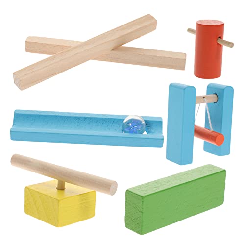 UPKOCH Holzbausteine Kinder Formpassendes Blockspielzeug 1 Set Domino Stapelspiel Blöcke Lustiges Lernspielzeug Für Pädagogisches Holzspielzeug Kreative Bausteine Für Jungen Und Ädchen von UPKOCH