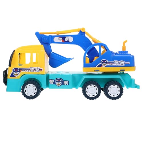 UPKOCH 1 Satz Engineering-Trailer puppenwagen kinderspielzeug Auto Technisches Fahrzeugspielzeug für Kinderfahrzeuge Kinderautospielzeug Spielzeugauto aus Kunststoff von UPKOCH