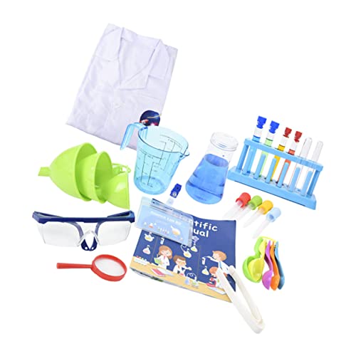 UPKOCH 1 Satz Experimentierkasten Wissenschaftler Wissenschaft Pretend Spielen Spielzeug Labor Pretend Spielen Spielzeug Science Lab Kit Reagenzglasspielzeug Cosplay Plastik Kind von UPKOCH