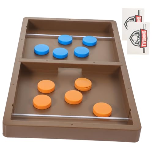 UPKOCH 1 Satz Fußball Hüpfendes Schach Desktop-Spielzeug Katapultschach Desktop-schachspiel Lernspielzeug Für Kinder Brettspiel Spielzeug Interaktives Spielzeug Für Kinder Plastik Rot von UPKOCH