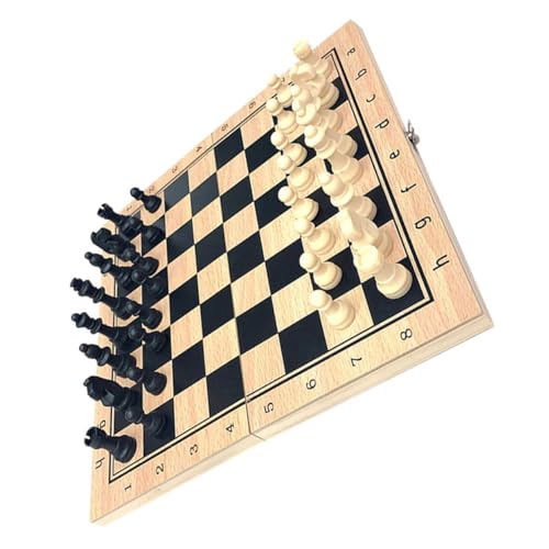 UPKOCH 1 Satz Internationales Schach Kinder spielset Schachspiel für Kinder Puzzle-Spielzeug für Kinder kinderschachspiel Kinder schachspiel Chess Westschach aus Holz Westschach Spielzeug von UPKOCH