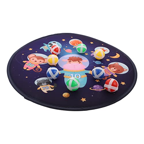 UPKOCH 1 Satz Klebriger Ball Spielzeug Zum Dartschießen Dartscheibe Für Kinder -wurf-Spiel Dartscheibe Wurfspiel Spielzeug Für Kinder Sticky Balls Dartspiel Violett Stoff von UPKOCH