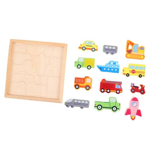 UPKOCH 1 Satz Kreatives dreidimensionales Puzzle Kinderpuzzle Holzpuzzle Puzzle für Kleinkinder holzspielzeug intelligenzspielzeug Kinderspielzeug aus Holz Kleinkind-Puzzle von UPKOCH