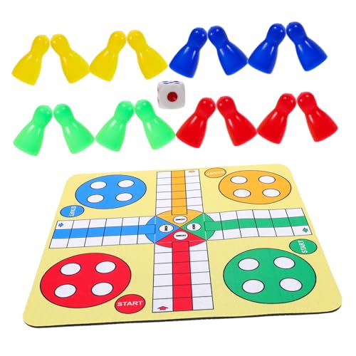 UPKOCH 1 Satz Ludo-schachspiel Reiseschachspielzeug Tragbares Fliegendes Schach Bequemes Schachspielzeug Tischschachspielzeug Schachbrettspielzeug Schach Spielzeug Plastik von UPKOCH