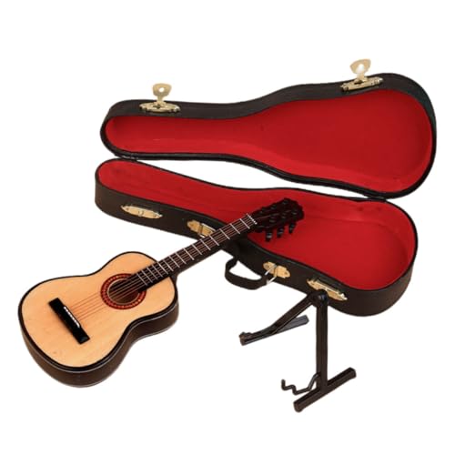 UPKOCH 1 Satz Mini-gitarrenmodell Puppenhausdekoration Mini-Gitarren- Kreative Mini-Gitarre Selber Schmücken Mini- - Mini-Puppen-gitarrendekorationen Puppenzubehör Harz von UPKOCH