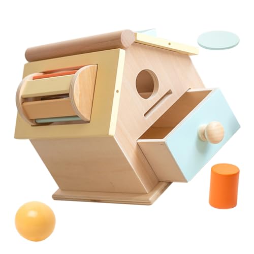 UPKOCH 1 Satz Münzbox spielhaus Playhouse for feinmotorik sinnesspielzeug Educational Toys sensorisches Kleinkindspielzeug passendes Holz von UPKOCH