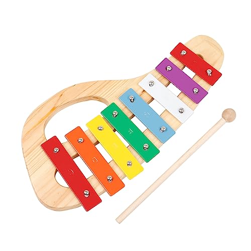 UPKOCH 1 Satz Oktave Handpercussion Metal Oder Percussion Musikspielzeug Für Musikunterrichtshilfen Für Buntes Schlagzeug Schlaginstrumente Für Colorful Hölzern von UPKOCH