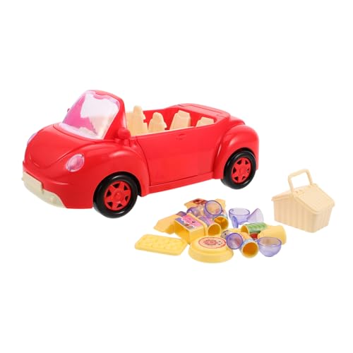 UPKOCH Set Von 1 Picknick Van Spielzeug Lebensmittel Für Kinder Simulation Miniatur Spielzeug Rolle Spielen Picknick Set von UPKOCH