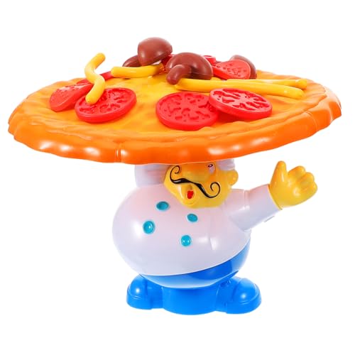 UPKOCH 1 Satz Pizza-Balancierspiel interaktives Interactive Toys Pizza Brettspiele für Paare Essen Kinderspiele Partyspielspielzeug Partyspielzeug Plastik von UPKOCH