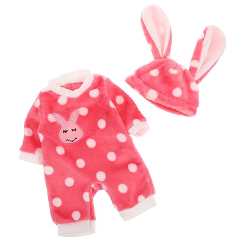 UPKOCH 1 Satz Puppenkleidung Kaninchen-Outfit Kleidung Für Babypuppen Kaninchen-Anzug Mädchenpuppen-Outfits Puppenzubehör Kleidung Für Stofftiere Spielzeuganzug Für Neugeborene Plüsch von UPKOCH