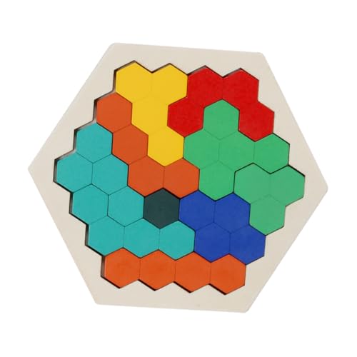 UPKOCH 1 Satz Rätsel Spielzeug Rätsel zum frühen Lernen Geometrie Rätsel Holzpuzzles von UPKOCH