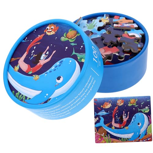 UPKOCH 1 Satz Rätselpapier aufbwahrungs-Box aufbewahrungskorb Puzzles für Vorschulkinder verstauungsboxen Papierpuzzles für im Alter von 3–9 Jahren Papierpuzzle für von UPKOCH