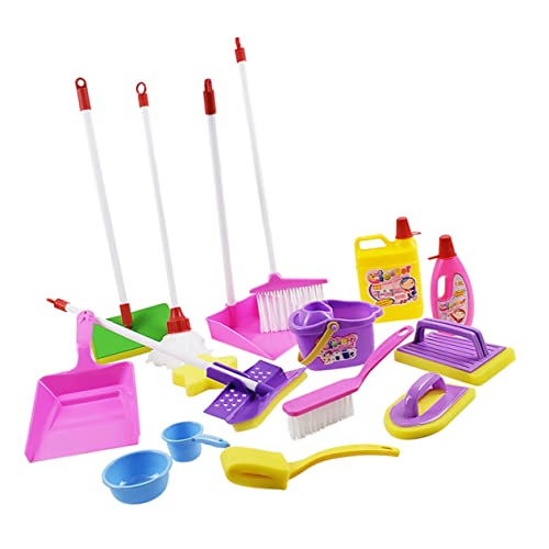 UPKOCH 1 Satz Reinigungsspielset Reinigung Von Spielsachen Für Reinigungsgeräte Für Spielhäuser Reinigungsgeräte Für Plastik Colorful von UPKOCH