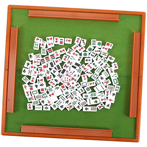 UPKOCH 1 Satz Reise Freizeit Mahjong Mahjong-kit Chinesisches Mahjong-Spiel Mahjong-brettspiel Mahjong-Tisch Majiang Reise Schachbrett Tischspiel Mahjong Requisiten Mahjong-Spielzeug Abs von UPKOCH