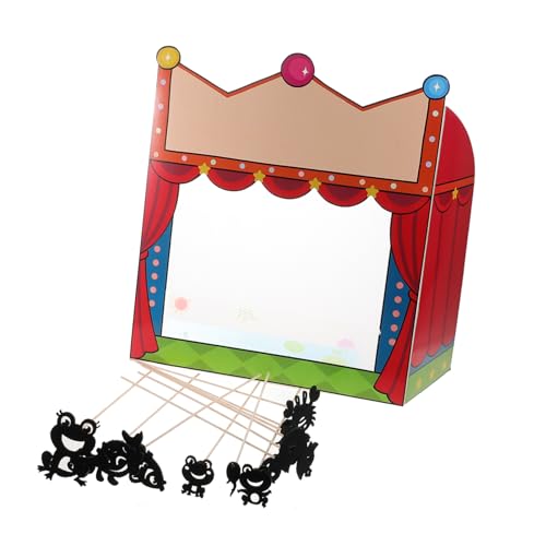 UPKOCH 1 Satz Schattenpuppen Bühne Spielzeugpuppen Die Marionetten Handgefertigtes Handwerk Praktisches Schattenpuppenspiel Schattenpuppen Set Schattenpuppenspiel Schattenpuppen von UPKOCH