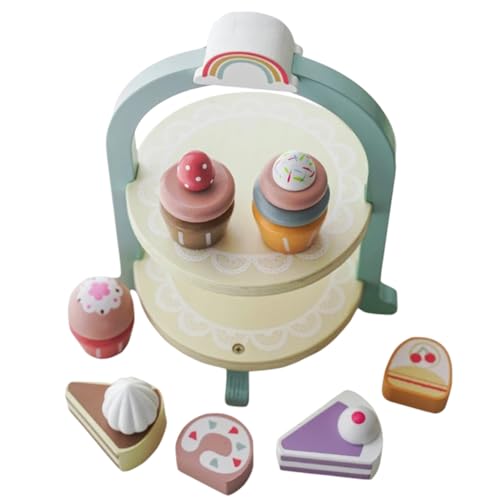 UPKOCH 1 Satz Simulation Kuchen für spielzeuge für holzspielsachen Kuchen Simulation Cupcake-Handwerk realistische Cupcake-Requisite Kind hölzern von UPKOCH