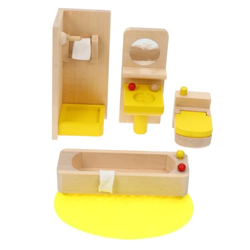 UPKOCH 1 Satz Spielhaus deko für Children Toys Kinderzimmer Dekoration spielzeuge für Kid Toys Mini-Wohnkultur Mini-Verzierung Stoff Yellow von UPKOCH