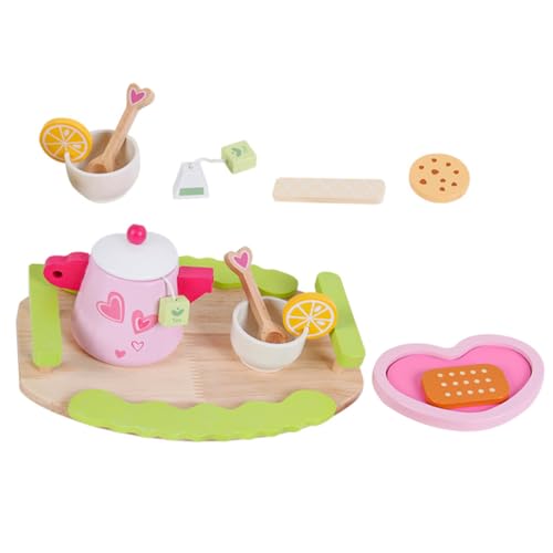 UPKOCH 1 Satz Spielhaus für Kinderspielzeug Kleinkindspielzeug Kitchen Set for küche Simulationsspielzeug Interaktives hölzern von UPKOCH