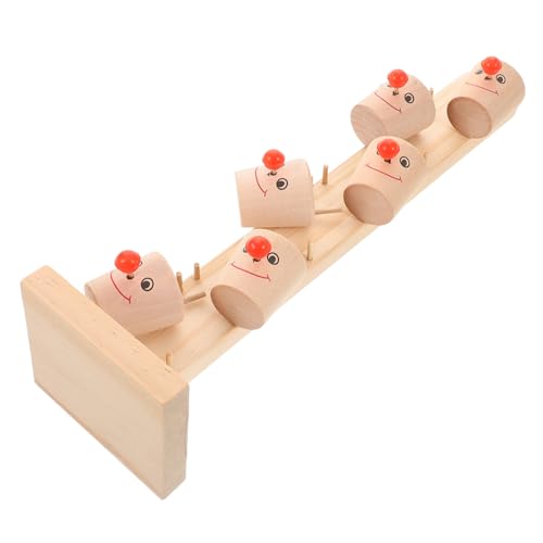 UPKOCH 1 Satz Spieltisch Aus Holz Kinder Spielen Spielzeug Kugellaufspielzeug Für Kinder Lustiges Ball-Drop-Spielzeug Kugellaufspielzeug Aus Holz Spiel Spielzeug Babyballspielzeug Glas von UPKOCH