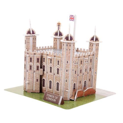 UPKOCH 1 Satz Tower of London-Puzzle London Tower-Puzzle 3D-Puzzle-Spielzeug Kinder Puzzle rätselbuch Kinder Kinderspielzeug lustiges 3D-Puzzle Erwachsene rätseln von UPKOCH