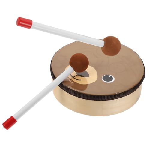 UPKOCH 1 Satz Trommeln Kinderspielzeug Handtrommeln Für Holzhandtrommel Für Handtrommelinstrument Handtrommel Aus Holz Trommelfell Aus Polyester von UPKOCH