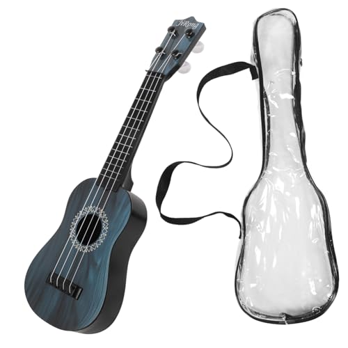 UPKOCH 1 Satz Ukulele Kleinkind-Ukulele Mini-Ukulele Gitarrenspielzeug Mini-Gitarre Kinderspielzeug-Ukulele-Gitarre Sky-Blue Plastik von UPKOCH