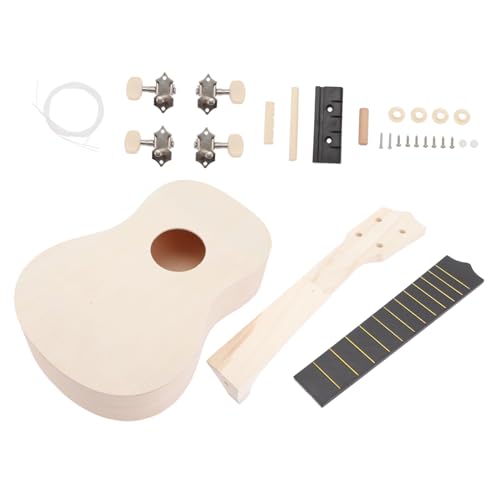 UPKOCH 1 Satz Ukulele Selber Machen Ukulele Bausatz Für Selber Machen Mini-knöpfe Bausatz Für Ukulele Machen Sie Ihre Ukulele Bastelbedarf Zum Selbermachen Linde von UPKOCH