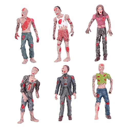 UPKOCH 1 Set Mini Corpse Dolls Simulation Zombie Dolls Party Streich Spielzeug Festival Decor Realistische Zombie Action-Figuren von UPKOCH