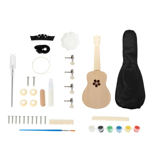 UPKOCH 1 Satz Zusammenbau Der Ukulele Ukulele-bausatz Kleines Gitarren DIY Material Ukulele Selber Machen Ukulele Bausatz DIY Ukulele Material Kit Hausgemachte Ukulele Nylon von UPKOCH