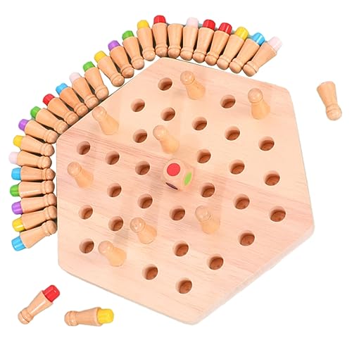 UPKOCH 1 Satz passendes für Kleinkinder interaktives lernspiel brettspiele für spielzeuge Brettspiel aus Holz Memory-Schach-Matching- hölzern von UPKOCH