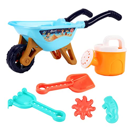 UPKOCH 1 Set 6 Stück Strandspielzeug Kinderwagen Strandspiele Strandeimer Sandkastenspielzeug Strand Coole Strand Gadgets Strand Sandspielzeug Strandball Strandsand Strandspielzeug von UPKOCH