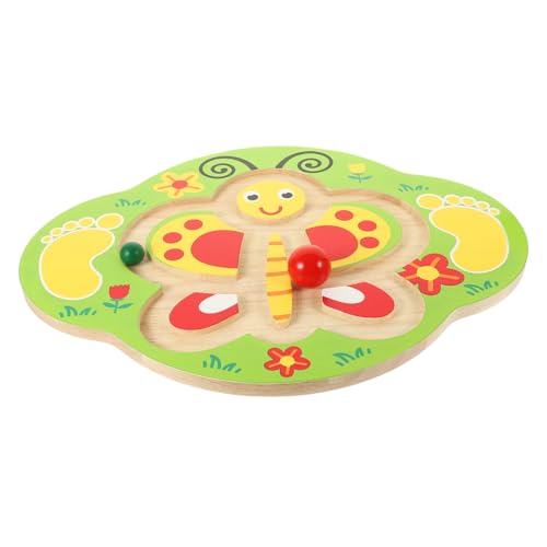 UPKOCH 1 Set Balance Board Puzzle Zappeln Minispiel Kind Balance Board Kleinkind Aufkleber Kinderaktivitäten Squishy Wackel Wippe Balance Platte Sensorik Raumausstattung Holz von UPKOCH