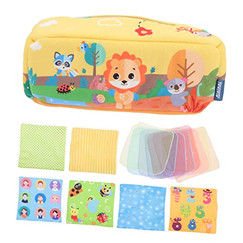 UPKOCH 1 Set-Box Taschentuchbox heizlùfter lernspielzeug babyshowergeschenk spielzeuge küchenrollen gilbe sensorisches -Lernspielzeug Plüsch Yellow von UPKOCH