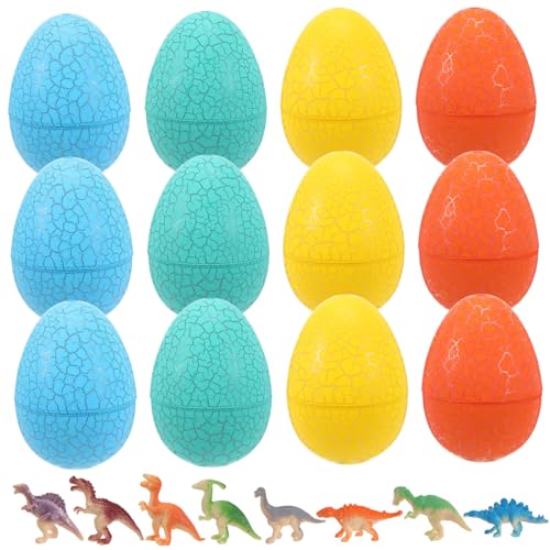 UPKOCH 3er Set Dinosaurier Eier Mit 3 Bunten Dinosauriern Für Lernspielzeug Für Babys Und Kleinkinder Dino Dinosaurier Set von UPKOCH