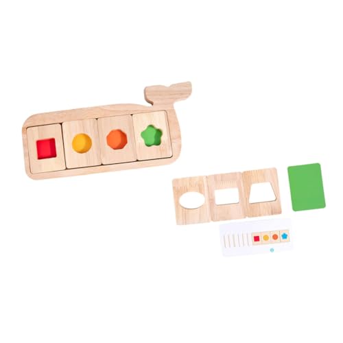 UPKOCH Formerkennungsspielzeug 1 Set Puzzle Holzspielzeug Früherziehungsspielzeug Jungen Und Mädchen Formerkennungsspielzeug Babyspielzeug von UPKOCH