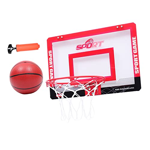 UPKOCH 1 Set Hängendes Basketballbrett Sportspielzeug Wand Basketballbrett Mini Handpumpe Basketballspielzeug Tragbarer Basketballkorb Entwässerungskorb Für Den Innenbereich von UPKOCH