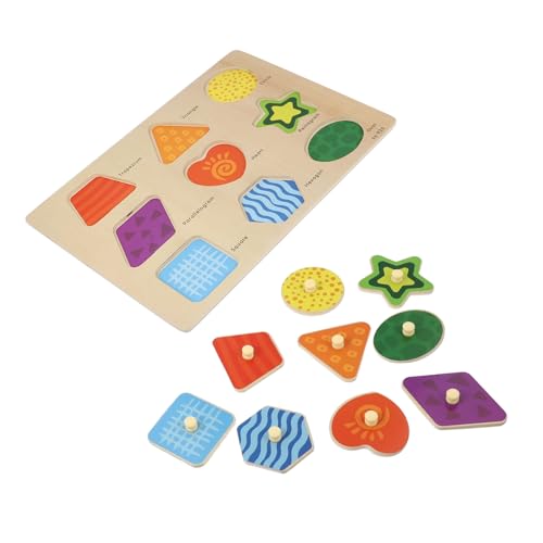 UPKOCH 1 Set Hölzerne Puzzle-Karte Hölzerner Passender Spielzeug-pädagogisches Spielzeug Für Kinder von UPKOCH