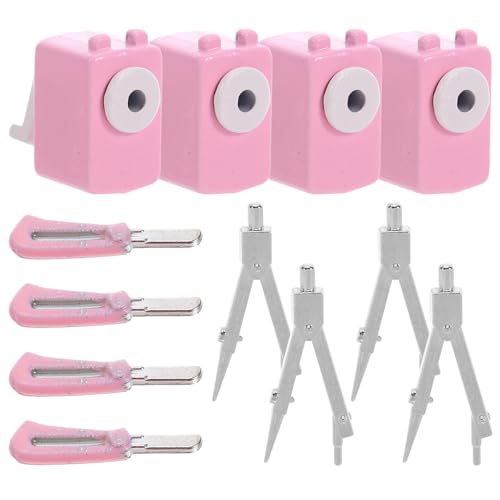 UPKOCH 1 Set Miniaturwerkzeuge für Puppenhaus: Präziser Schneidewerkzeug, Realistischer Zirkel, Anspitzer – Mini-Schulzubehör zur Dekoration und Fotografie UPKOCH 1 Set Miniaturwerkzeuge für Puppenhaus: Präziser Schneidewerkzeug, Realistischer Zirkel, Anspitzer – Mini-Schulzubehör zur Dekoration und Fotografie von UPKOCH
