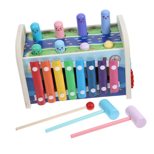 UPKOCH 1 Set Montessori Arbeitsbrett Kinderspielzeug Lernspielset Entwicklungsspielset Kinder Xylophon Spielzeug Kinder Musikspielzeug Xylophon Für Babys Ab 6 Monaten Kinder von UPKOCH