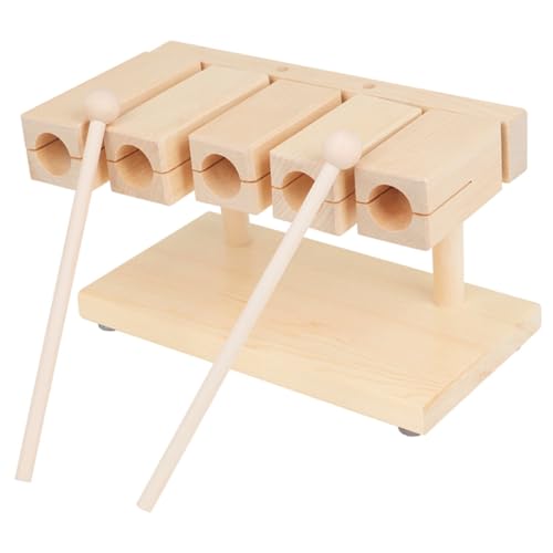 UPKOCH 1 Set Music Rhythmus Block Kinder Holzpercussion Instrument Musical Toy Toy von UPKOCH