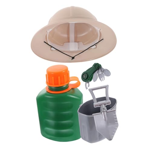 UPKOCH 1 Set Outdoor Abenteuer Requisiten Cosplay Entdecker Kappe Abenteuer Entdecker Party Bühnen Performance Requisiten Entdecker Werkzeug Für Kinder Entdecker Werkzeuge von UPKOCH