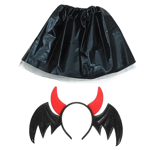 UPKOCH 1 Set Party Kopfschmuck Halloween Party Haarschmuck Teufel Stirnbänder Halloween Haar Accessoires Halloween Kostüm Zubehör Teufel Horn Stirnband Fledermaus Horn Stirnband von UPKOCH